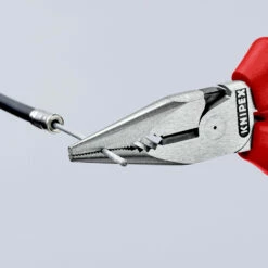 Knipex Spitzkombizange Mit Befestigungsöse Schwarz Atramentiert, Mit Mehrkomponenten-Hüllen, Mit Integrierter Befestigungsöse Zum Anbringen Einer Absturzsicherung 145 Mm - 0822145TBK 9 Knipex Spitzkombizange Mit Befestigungsöse Schwarz Atramentiert, Mit Mehrkomponenten-Hüllen, Mit Integrierter Befestigungsöse Zum Anbringen Einer Absturzsicherung 145 Mm - 0822145TBK -elektrische Bohrmaschine Geschäft 0822145 00 f a 14 1