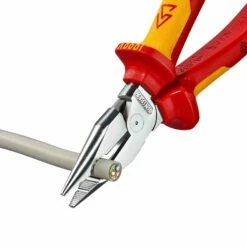 Knipex Spitz-Kombizange Isoliert Mit Mehrkomponenten-Hüllen VDE-geprüft Verchromt 185 Mm - 0826185 11 Knipex Spitz-Kombizange Isoliert Mit Mehrkomponenten-Hüllen VDE-geprüft Verchromt 185 Mm - 0826185 -elektrische Bohrmaschine Geschäft 0826185 00 f a 01