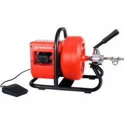 ROTHENBERGER RODRUM VarioClean Mit DuraFlex-Spirale 13mm / 15m Und Werkzeugset 16mm Inkl. Akku Li-HD 8.0Ah, 18V, Ladegerät - 1000003348