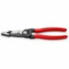 Knipex Multifunktions-Elektrikerzange Metrisches Modell Mit Kunststoff überzogen Schwarz Atramentiert 200 Mm - 1371200ME -elektrische Bohrmaschine Geschäft 1371200me 00 1