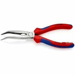 Knipex Flachrundzange Mit Schneide/Befestigungsöse Schwarz Atramentiert, Mit Mehrkomponenten-Hüllen, Mit Integrierter Befestigungsöse Zum Anbringen Einer Absturzsicherung 200 Mm - 2622200TBK -elektrische Bohrmaschine Geschäft 2622200t 00 2 1