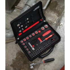 VIRAX Kit Armaturenmutternschlüssel, Durchgangssteckschlüssel 51 Stk - 310410 -elektrische Bohrmaschine Geschäft 310410 10