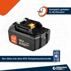 WS24 Akku 18 V 4,0 Ah Typ WS1840 - WS24-100448 13 WS24 Akku 18 V 4,0 Ah Typ WS1840 - WS24-100448 -elektrische Bohrmaschine Geschäft 4260756139188 ein akku 3