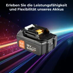 WS24 Akku 18 V 5,0 Ah Typ WS1850 - WS24-100449 -elektrische Bohrmaschine Geschäft 4260756139195 ein akku 5 amp 5