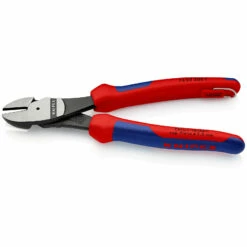 Knipex Kraft-Seitenschneider Mit Befestigungsöse Schwarz Atramentiert, Mit Mehrkomponenten-Hüllen, Mit Integrierter Befestigungsöse Zum Anbringen Einer Absturzsicherung 200 Mm - 7402200TBK -elektrische Bohrmaschine Geschäft 7402200t 00 2
