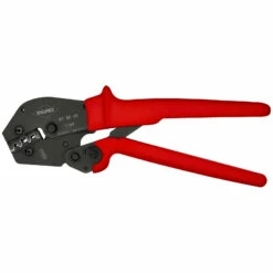 Knipex Crimpzange Brüniert, Mit Rutschhemmenden Kunststoff-Hüllen 250 Mm - 975205SB