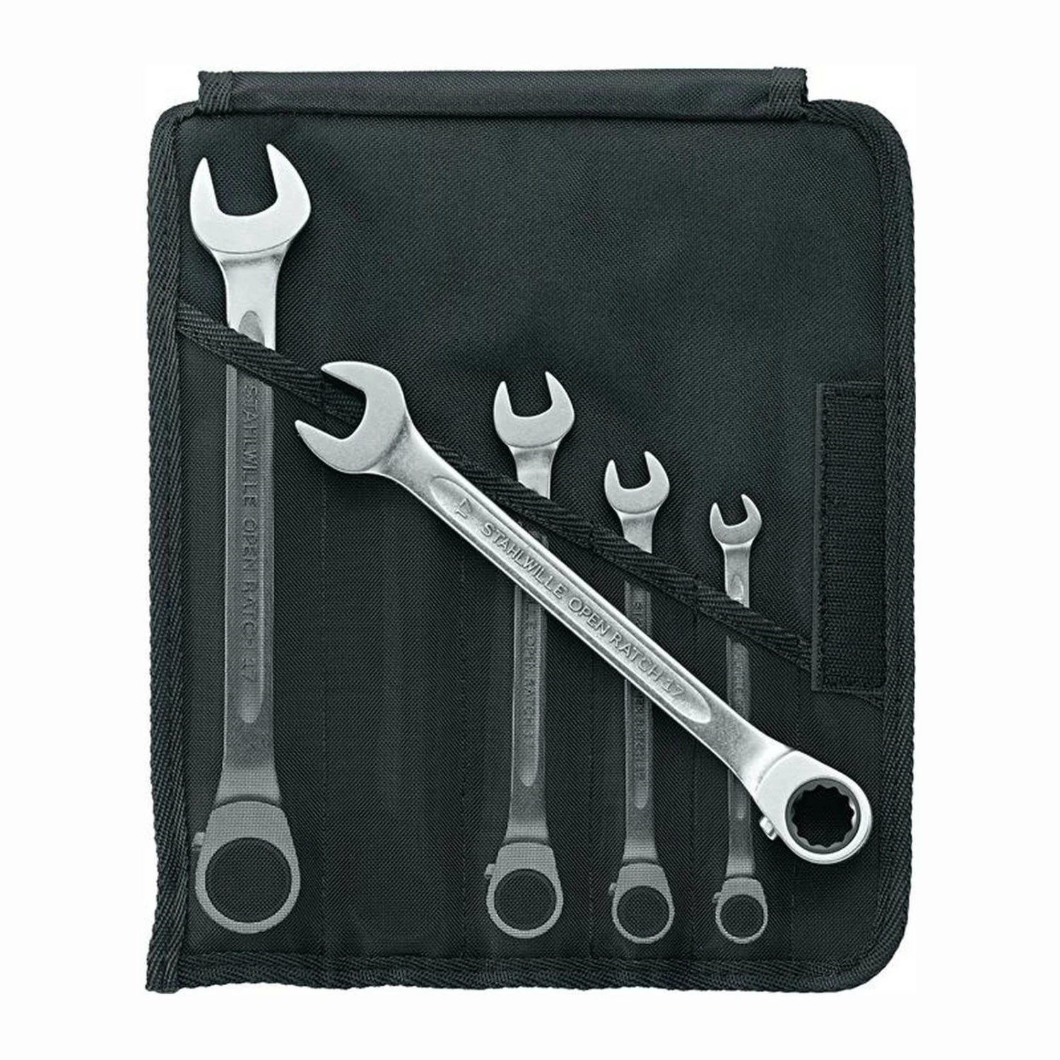 Stahlwille Maulringratschenschlüsselsatz 44333 5tlg. SW 8 - 19 Mm - 96411705 3 Stahlwille Maulringratschenschlüsselsatz 44333 5tlg. SW 8 - 19 Mm - 96411705