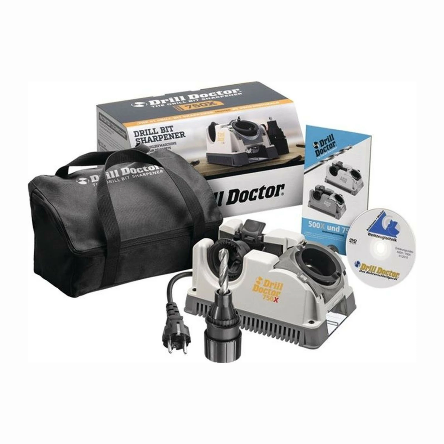 DRILL-DOCTOR Bohrerschleifgerät Drill-Doctor DD-750X Tasche Schleifbereich 2,5 - 19 Mm - 52206 3 DRILL-DOCTOR Bohrerschleifgerät Drill-Doctor DD-750X Tasche Schleifbereich 2,5 - 19 Mm - 52206