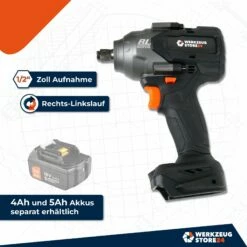 WS24 Akku-Drehschlagschrauber WDS 18V 1/2" 950 NM Solo - WS24-100453 -elektrische Bohrmaschine Geschäft akku schlagschrauber 18v ws24 100453 4