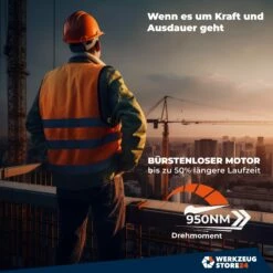 WS24 Akku-Drehschlagschrauber WDS 18V 1/2" 950 NM Solo - WS24-100453 -elektrische Bohrmaschine Geschäft akku schlagschrauber 18v ws24 100453 5