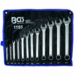 BGS 12tlg. Maul-Ringschlüssel-Satz 1/4" - 15/16" In Zollgrößen - 1195