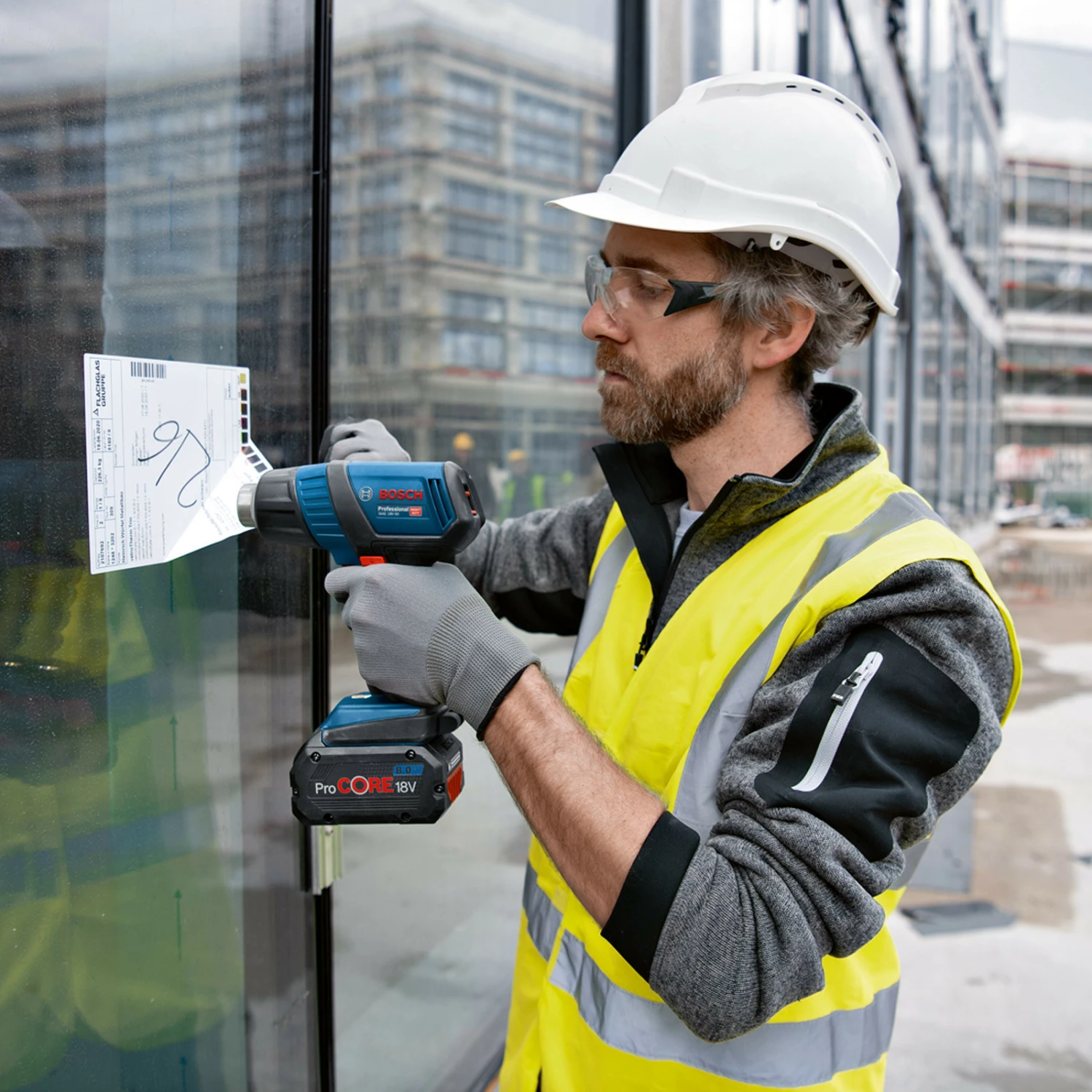 Bosch Akku-Heißluftgebläse GHG 18V-50 Solo Inkl. 2x Düse In L-Boxx - 06012A6501 4 Bosch Akku-Heißluftgebläse GHG 18V-50 Solo Inkl. 2x Düse In L-Boxx - 06012A6501 – Bild 2