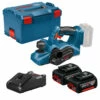 Bosch Akku-Hobel GHO 18V-LI / 2x 4,0 Ah Akku + Ladegerät In L-Boxx - 06015A0303 -elektrische Bohrmaschine Geschäft bosch 06015a0303 gal 18v 40