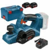 Bosch Akku-Hobel GHO 18V-Li / 2x 5,0 Ah Akku + Ladegerät In L-Boxx - 06015A0304 -elektrische Bohrmaschine Geschäft bosch 06015a0304 neue l boxx