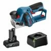 Bosch Akku-Hobel GHO 12V-20 12 V / 1x 4,0 Ah Akku + Ladegerät -elektrische Bohrmaschine Geschäft bosch 06015a7000 8 neues ladegeraet gal 12v 20