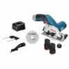 Bosch Akku-Kreissäge GKS 12V-26 12 V / 2x 3,0 Ah Akku + Ladegerät Inkl. Zubehör -elektrische Bohrmaschine Geschäft bosch 06016a1002 21