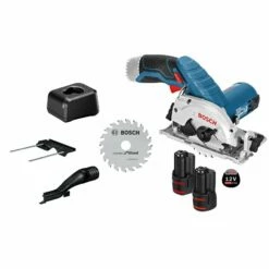 Bosch Akku-Kreissäge GKS 12V-26 12 V / 2x 3,0 Ah Akku + Ladegerät Inkl. Zubehör