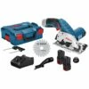 Bosch Akku-Kreissäge GKS 12V-26 12 V / 2x 2,0 Ah Akku + Ladegerät In L-Boxx - 06016A1004 -elektrische Bohrmaschine Geschäft bosch 06016a1004