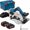 Bosch Akku-Handkreissäge GKS 18V-57 G / 2 X 5,0 Ah Akku + Ladegerät In L-Boxx - 06016A2100 -elektrische Bohrmaschine Geschäft bosch 06016a2100 2