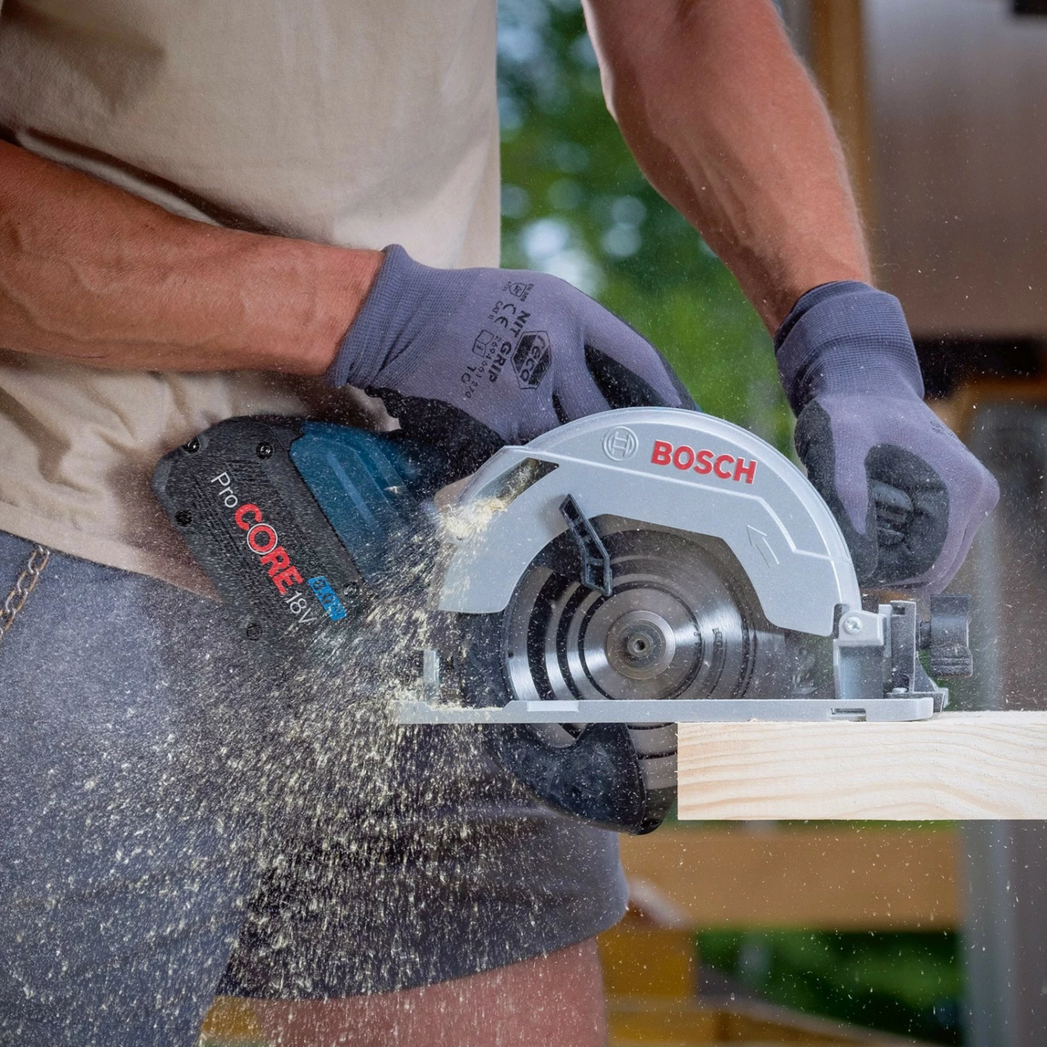 Bosch Akku-Kreissäge GKS 18V-57 G Solo + Extra Sägeblatt In L-Boxx 5 Bosch Akku-Kreissäge GKS 18V-57 G Solo + Extra Sägeblatt In L-Boxx – Bild 3