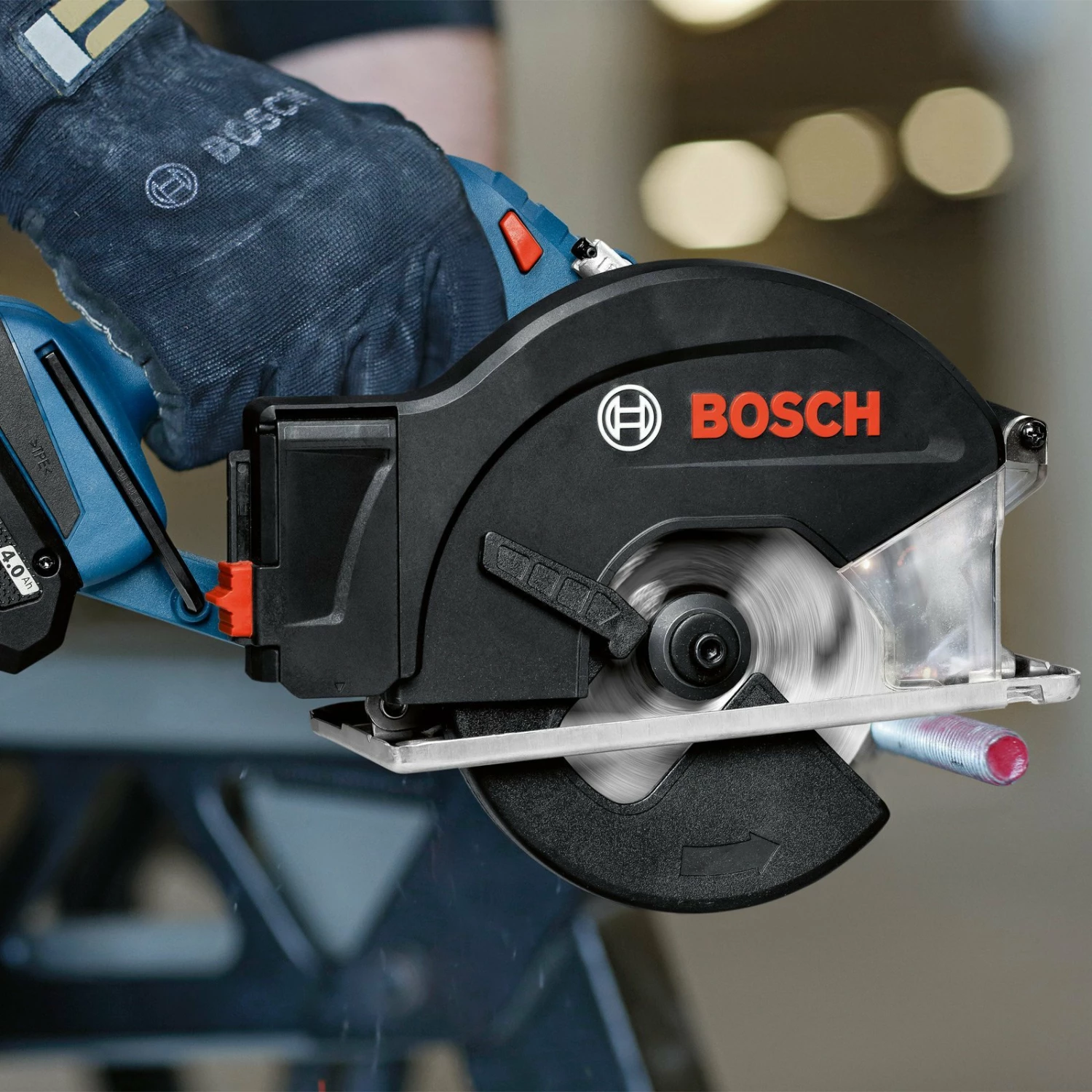 Bosch Akku-Kreissäge GKM 18V-50 / 1x 5,0 Ah + GAL 18V-40 In L-Boxx 5 Bosch Akku-Kreissäge GKM 18V-50 / 1x 5,0 Ah + GAL 18V-40 In L-Boxx – Bild 3