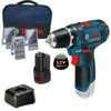 Bosch Akku-Bohrschrauber GSR 12V-15 / 1x 2,0 Ah Akku + Ladegerät Inkl. Zubehör Im Softbag 2 Bosch Akku-Bohrschrauber GSR 12V-15 / 1x 2,0 Ah Akku + Ladegerät Inkl. Zubehör Im Softbag -elektrische Bohrmaschine Geschäft bosch 0601868109 7 neues ladegeraet gal 12v 20