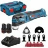 Bosch Akku-Multi-Cutter GOP 12V-28 / 2x 3,0 Ah Akku + Ladegerät + Zubehör-Set In L-Boxx - 06018B5006 2 Bosch Akku-Multi-Cutter GOP 12V-28 / 2x 3,0 Ah Akku + Ladegerät + Zubehör-Set In L-Boxx - 06018B5006 -elektrische Bohrmaschine Geschäft bosch 06018b5006 neues ladegeraet gal12v 40