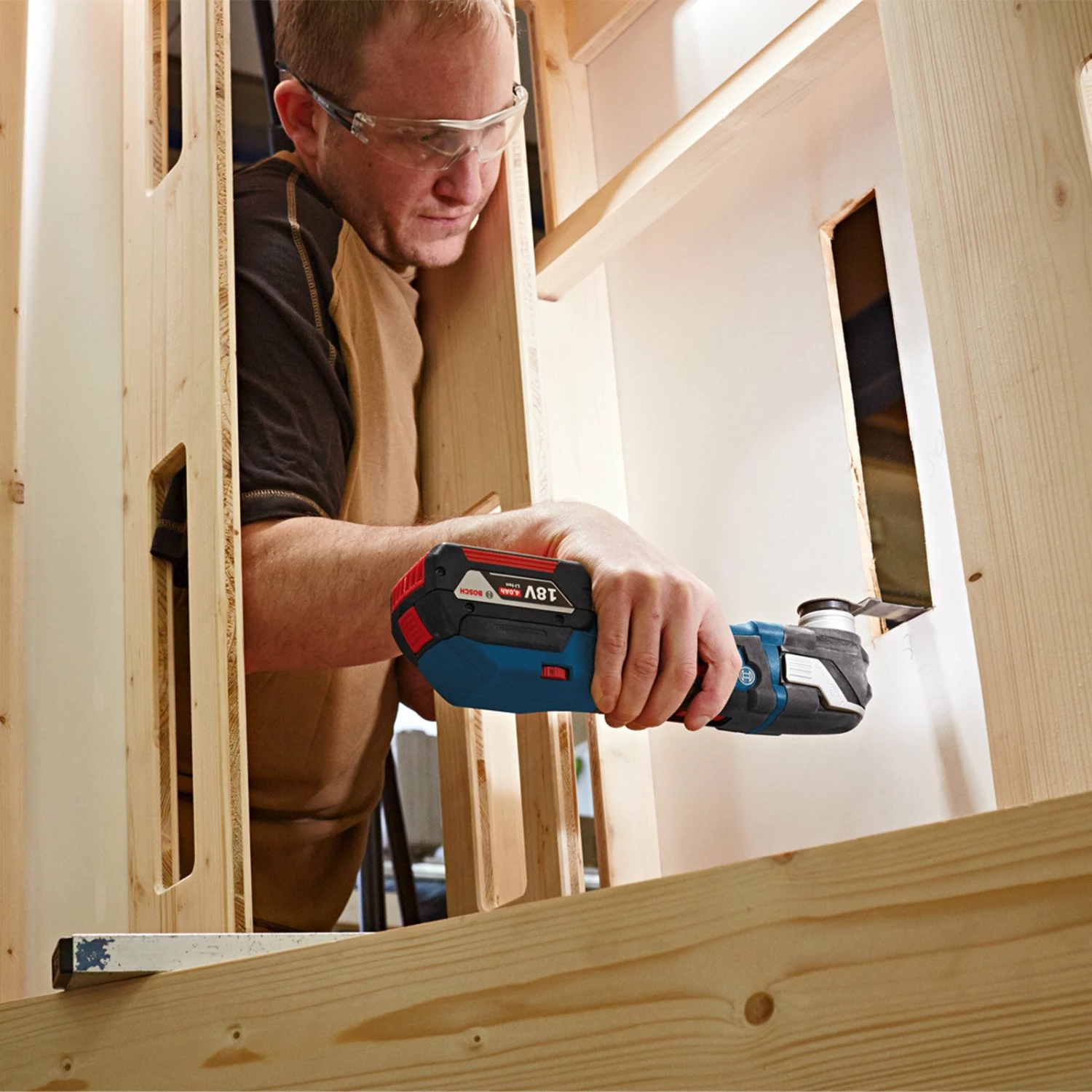 Bosch Akku-Multi-Cutter GOP 18V-28 / 2x 4,0 Ah ProCORE18V Akku + Ladegerät In L-Boxx 10 Bosch Akku-Multi-Cutter GOP 18V-28 / 2x 4,0 Ah ProCORE18V Akku + Ladegerät In L-Boxx – Bild 8