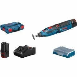 Bosch Akku-Rotationswerkzeug GRO 12V-35 12 V / 2x 2,0 Ah Akku + Ladegerät In L-Boxx - 06019C5001
