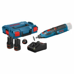 Bosch Akku-Rotationswerkzeug GRO 12V-35 / 2x 3,0 Ah Akku + Ladegerät In L-Boxx