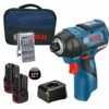 Bosch Akku-Drehschlagschrauber GDR 12V-110 12 V / 2x 2,0 Ah Akku + Ladegerät Im Softbag Inkl. Bit-Set 1 Bosch Akku-Drehschlagschrauber GDR 12V-110 12 V / 2x 2,0 Ah Akku + Ladegerät Im Softbag Inkl. Bit-Set -elektrische Bohrmaschine Geschäft bosch 06019e0003 18