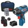 Bosch Akku-Drehschlagschrauber GDR 12V-110 12 V / 2x 3,0 Ah Akku + Ladegerät Im Softbag Inkl. Bit-Set -elektrische Bohrmaschine Geschäft bosch 06019e0003 20