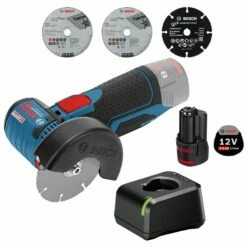 Bosch Akku-Winkelschleifer GWS 12V-76 / 1x 2,0 Ah Akku + Ladegerät