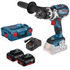 Bosch Akku-Schlagbohrschrauber GSB 18V-110 C / 2x 4,0 Ah Akku + Ladegerät In L-Boxx