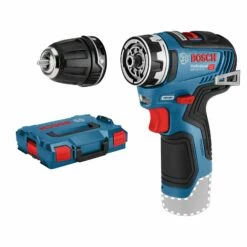 Bosch Akku-Bohrschrauber GSR 12V-35 FC FlexiClick Professional Solo Inkl. Bohrfutteraufsatz In L-Boxx - 06019H3002