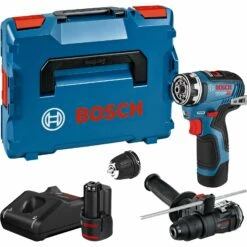 Bosch Akku-Bohrschrauber GSR 12V-35 FC / 2x 3,0 Ah + Ladegerät In L-Boxx - 06019H3009
