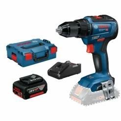 Bosch Akku-Bohrschrauber GSR 18V-55 / 1x 5,0 Ah Akku + Ladegerät In L-Boxx