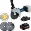 Bosch Akku-Winkelschleifer GWS 18V-180 PC / 1x 5,0 Ah + GAL 18V-40 -elektrische Bohrmaschine Geschäft bosch 06019h6e01 1