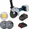 Bosch Akku-Winkelschleifer GWS 18V-180 PC / 1x 4,0 Ah ProCore + GAL 1880 CV -elektrische Bohrmaschine Geschäft bosch 06019h6e01 3