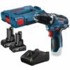 Bosch Akku-Bohrschrauber GSR 12V-35 12 V / 2x 4,0 Ah Akku + Ladegerät In L-Boxx