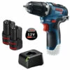 Bosch Akku-Bohrschrauber GSR 12V-35 12 V / 2x 3,0 Ah Akku + Ladegerät