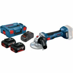 Bosch Akku-Winkelschleifer GWS 18V-7 125 Mm / 2x 5,0 Ah Akku + Ladegerät In L-Boxx