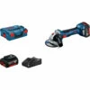 Bosch Akku-Winkelschleifer GWS 18V-7 125 Mm / 2x 4,0 Ah Akku + Ladegerät In L-Boxx - 06019H9005 -elektrische Bohrmaschine Geschäft bosch 06019h9005