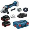 Bosch Akku-Winkelschleifer GWS 18V-10 125 Mm / 2x 5,0 Ah Akku + Ladegerät Inkl. Zubehör-Set In L-Boxx -elektrische Bohrmaschine Geschäft bosch 06019j4003 3