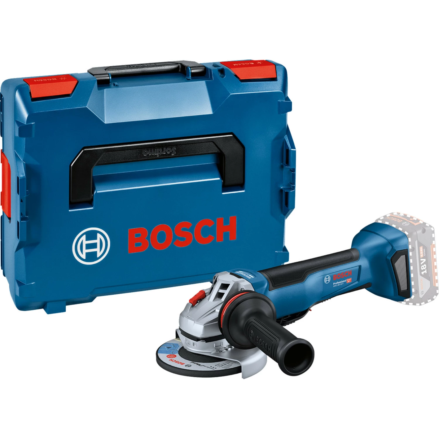 Bosch Akku-Winkelschleifer GWS 18V-10 P Solo In L-Boxx - 06019J4102 3 Bosch Akku-Winkelschleifer GWS 18V-10 P Solo In L-Boxx - 06019J4102