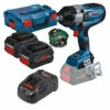 Bosch Akku-Drehschlagschrauber GDS 18V-1000 C / 2x 8,0 Ah ProCORE18V Akku + Ladegerät Inkl. Bluetooth Modul In L-Boxx - 06019J8002 -elektrische Bohrmaschine Geschäft bosch 06019j8002