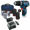 Bosch Akku-Schlagbohrmaschine GSB 12V-35 / 2x 2,0 Ah Akku + Ladegerät Inkl. Zubehör-Set Im Softbag