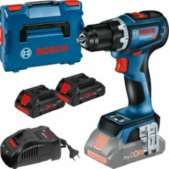 Bosch Akku-Bohrschrauber GSR 18V-90 C / 2x 4,0 Ah ProCORE Akku + Ladegerät In L-Boxx - 06019K6006-7