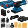 Bosch Akku-Schwingschleifer GSS 12V-13 / 2x 2,0 Ah + GAL 12V-40 In L-Boxx