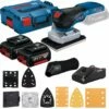 Bosch Akku-Schwingschleifer GSS 18V-13 / 2x 4,0 Ah + GAL 18V-40 In L-Boxx -elektrische Bohrmaschine Geschäft bosch 06019l0101 2 4